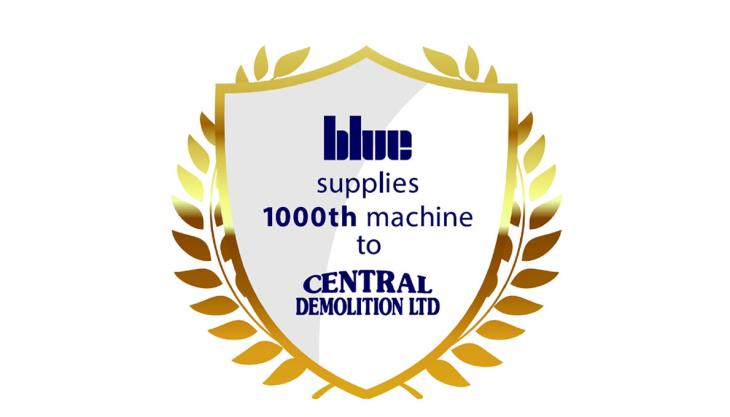 Blue supply 1000th machine Blue supply 1000th machine