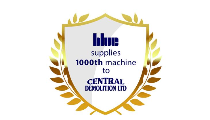 Blue supply 1000th machine