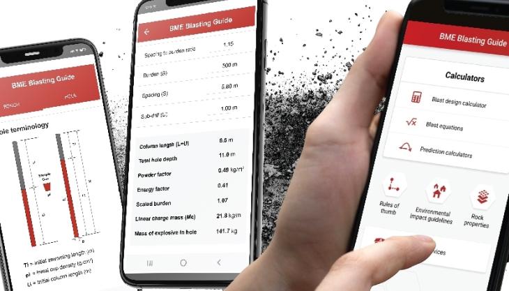 Blasting Guide app