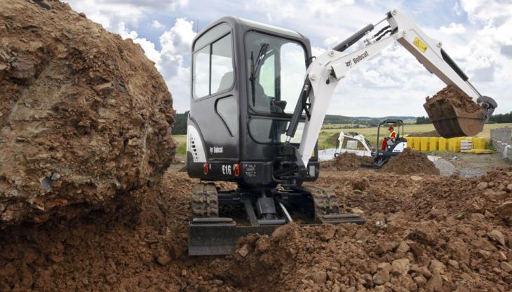 Bobcat E16 excavator