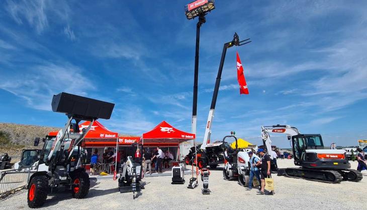 The Bobcat stand at Hillhead 2022 Bobcat stand at Hillhead 2022