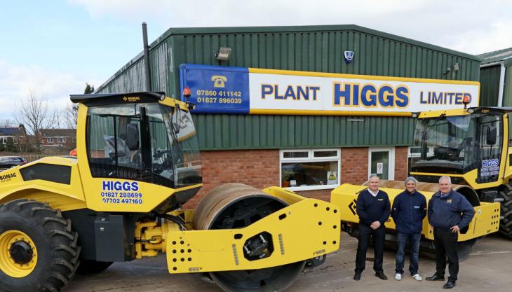 Higgs Plant purchase three new Bomag rollers Bomag rollers