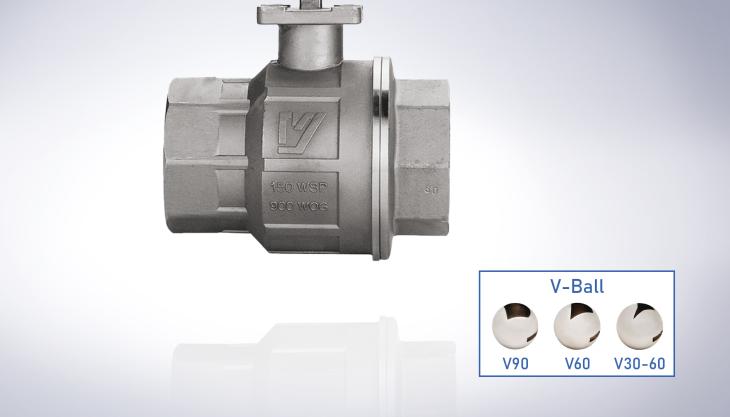 Bonomi have added V-Ball options to their stainless-steel ball valve range Bonomi