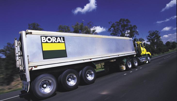 Boral say continued strength in Australian infrastructure activity is reflected in their result for the full year ended 30 June 2019 Boral truck