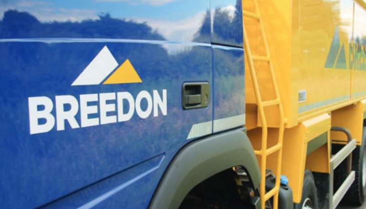 Breedon lorry