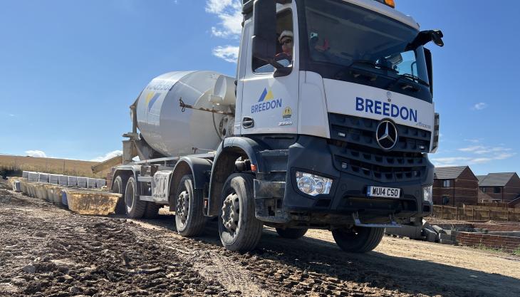 Two more Breedon drivers are taking part in the MinTrain MixerSURE scheme Breedon MixerSURE