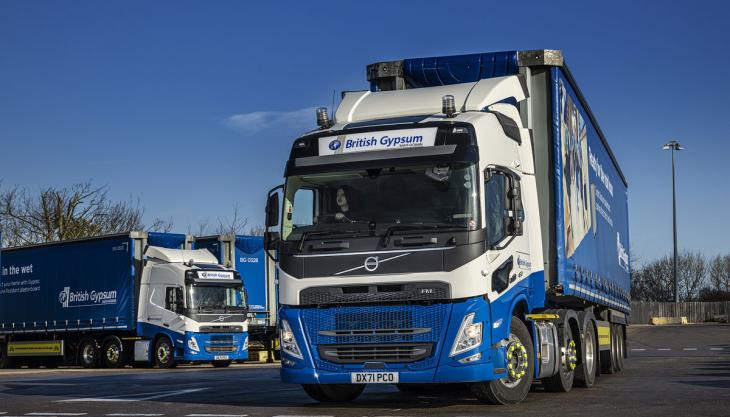 XPO Logistics have started to take delivery of 76 Volvo FM trucks that will be used exclusively on the company’s contract with British Gypsum XPO Logistics