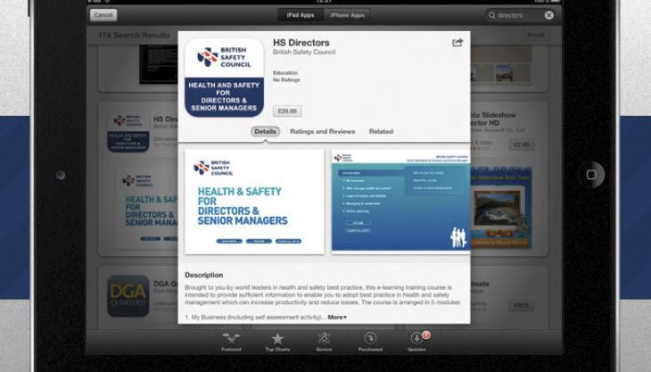 Health and safety e-learning course