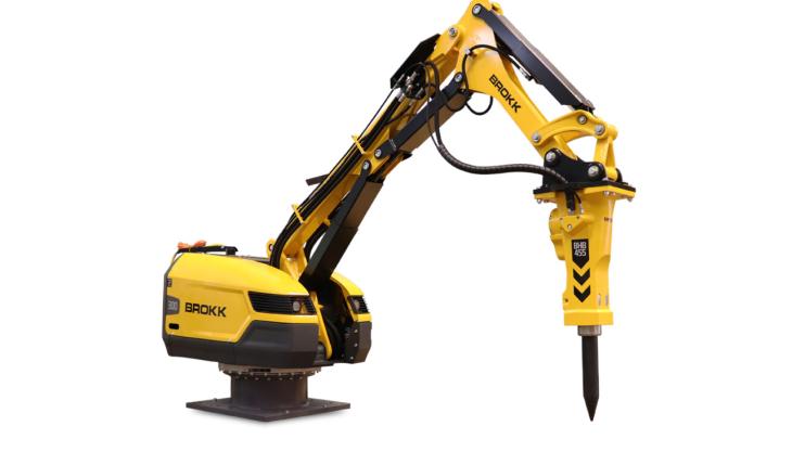The new Brokk 300 pedestal boom Brokk 300 pedestal boom