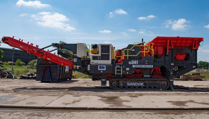 Brown and Mason invest in another Sandvik QJ341 jaw crusher