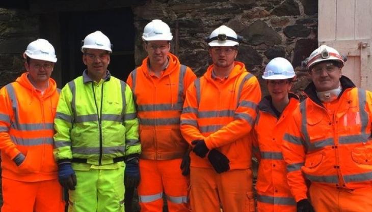 Six Hanson employees are helping to renovate the Calvert Trust's flood-damaged woodland bothy in the Lake District Calvert Trust