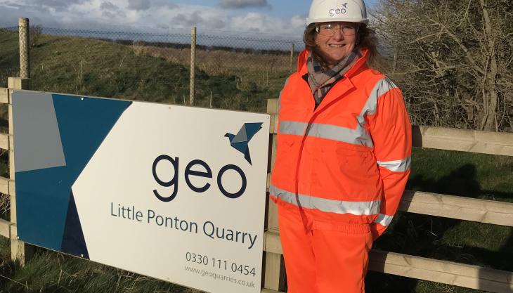 Cara Mills, Geo Quarries' new commercial manager Cara Mills