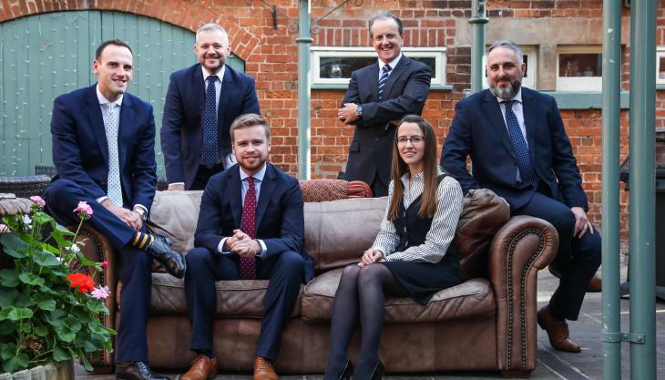 The Carter Jonas minerals and waste-management team, including new members from SLR Consulting (L-R): Michael Hayes, Huw Richards, Sam Betteley, David Sandbrook, Alexa Phelps and Paul Clarke Carter Jonas minerals and waste-management team