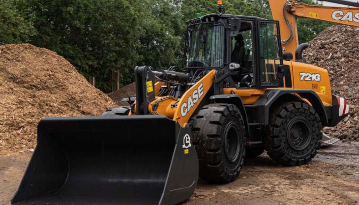 Blackpole Recycling's new CASE 721G loading shovel CASE 721G loading shovel