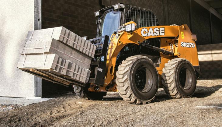 Case unveil upgraded skid-steers and compact tracked loaders Case SR270 skid-steer loader