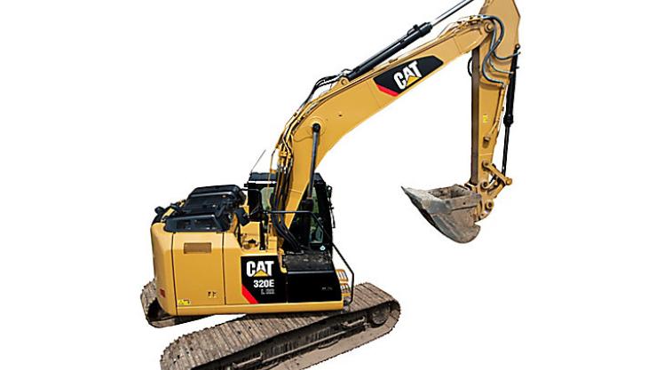 Cat 320E LRR excavator