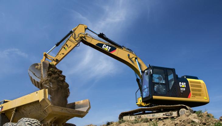Cat 323F LN excavator