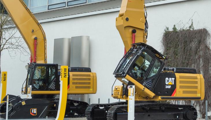 Caterpillar introduce the new 340F demolition excavator Cat 340F UHD excavator