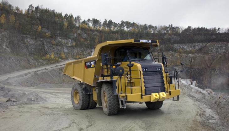 Cat 772G dumptruck