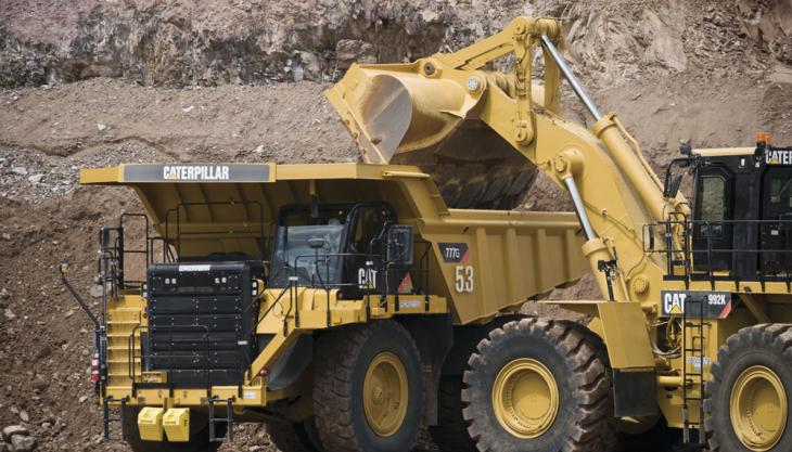 The Cat 77G off-highway truck Cat 777G