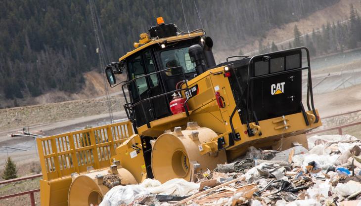 Caterpillar launch new 816K landfill compactor Cat 816K compactor