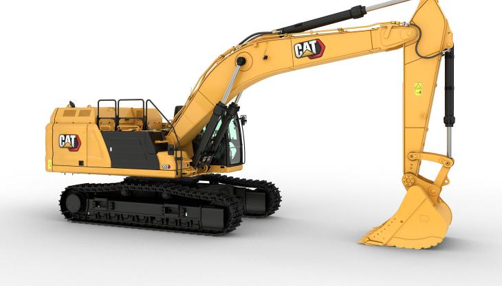 The new 51-tonne Cat 352 excavator Cat 352 excavator