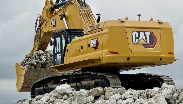 The new Cat 395 excavator Cat 395 excavator