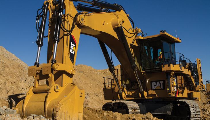 Cat mining shovel bucket