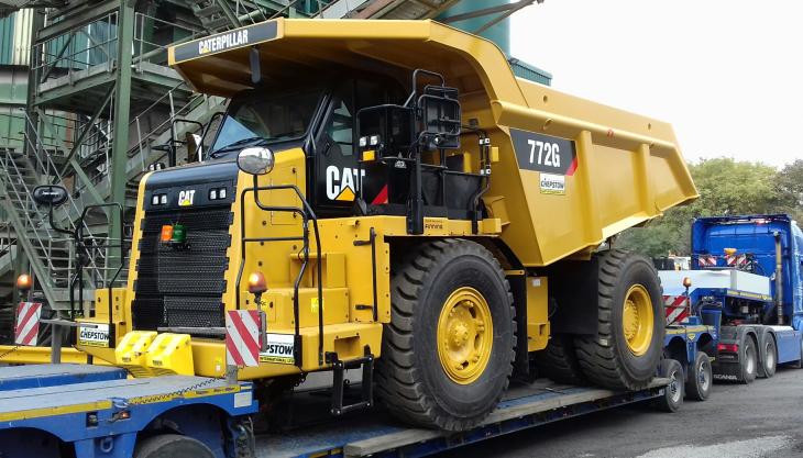 Cat 772G dumptruck