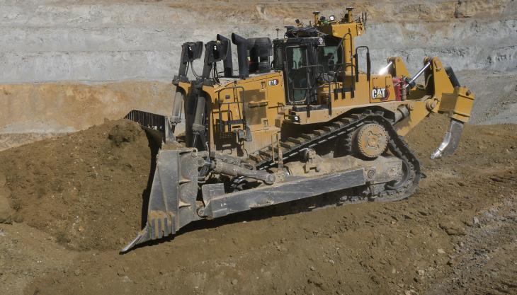 Available next year, the new Cat D10 dozer Cat D10 dozer