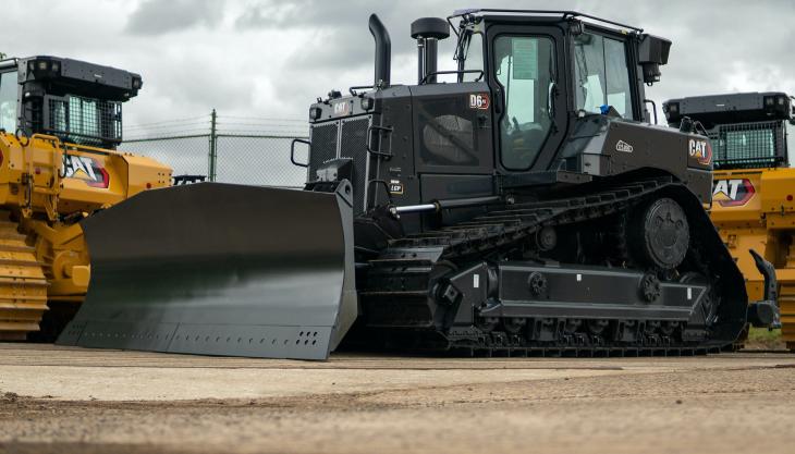 One of the limited-edition Cat D6 XE commemorative dozers Cat D6 XE dozer
