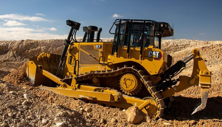 The new Cat D7 dozer Cat D7 dozer