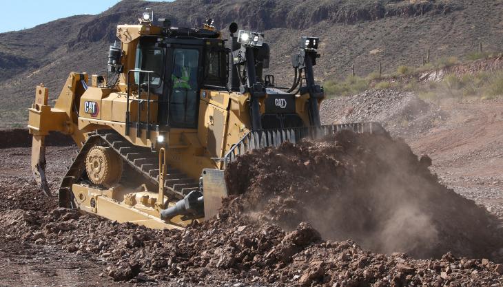The new Cat D9 dozer Cat D9 dozer