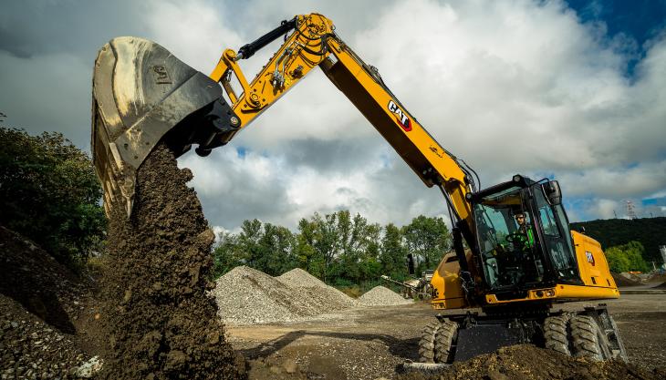 New Caterpillar M316 wheeled excavator