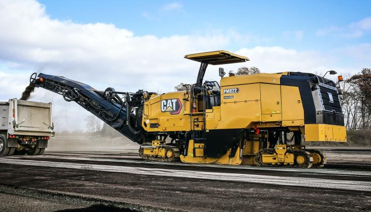 The newly updated Cat PM822 cold planer Cat PM822 cold planer