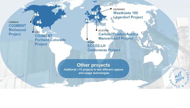 LafargeHolcim carbon capture, usage and storage projects LafargeHolcim carbon capture, usage and storage projects