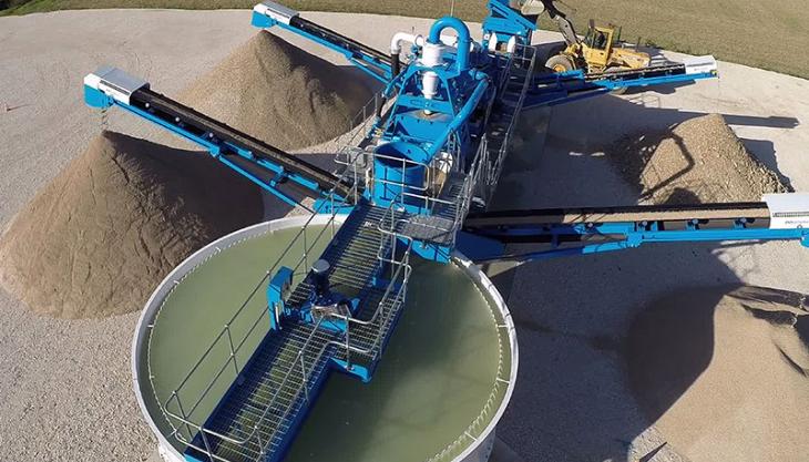 CDE mobile washing plant