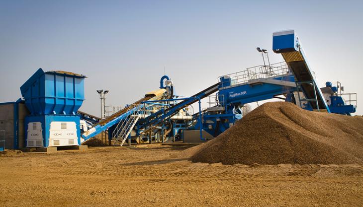 Aggregate washing plant supplied by APS Aggregate washing plant
