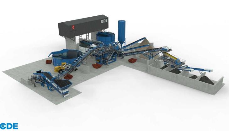 CDE to commission their largest C&D waste recycling plant for Peel NRE CDE waste recycling plant