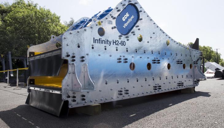 CDE Infinity H2-60 horizontal sizing screen Infinity Screen