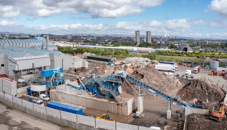 CDE waste-recycling plant at Bedrock Plant Hire CDE waste-recycling plant at Bedrock Plant Hire