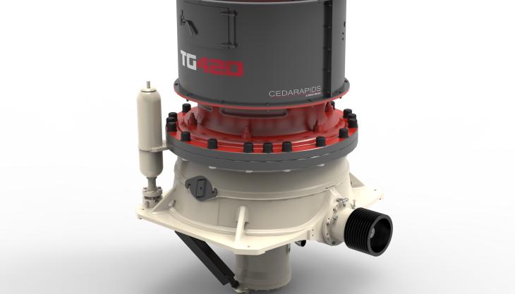 Cedarapids TG420 cone crusher from Terex MPS Cedarapids TG420 cone crusher
