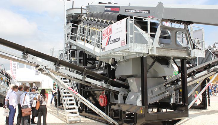 CEMEX's Terex Aggresand 165 at Hillhead 2014