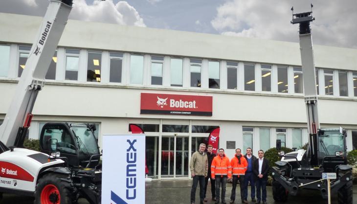 More new Bobcat telehandlers for CEMEX Bobcat telescopic handlers