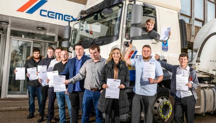 Young CEMEX drivers on the road to success CEMEX drivers