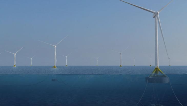 Render of the WHEEL prototype of a floating offshore wind turbine WHEEL prototype of a floating offshore wind turbine