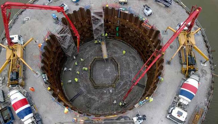 Construction of Mersey Gateway Mersey Gateway