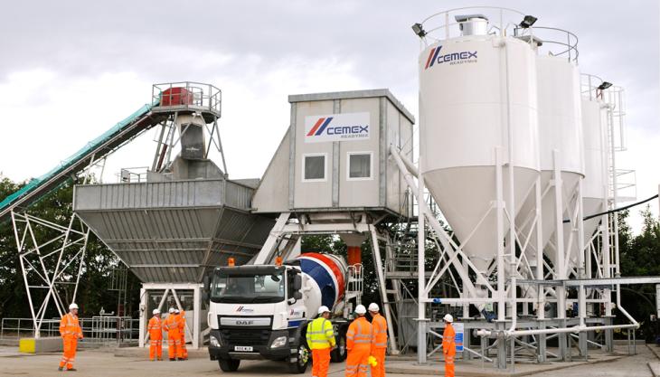 CEMEX invest in Gloucestershire construction market Cemex ready-mixed concrete plant