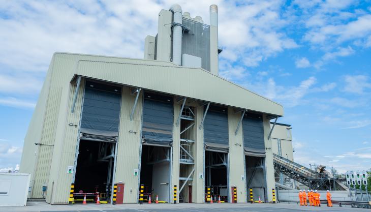 The new Climafuel facility at CEMEX’s Rugby cement plant Climafuel facility