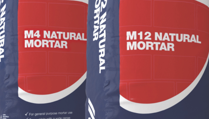 CEMEX M4 and M12 Natural Mortar is now available in 25kg waterproof bags CEMEX mortar